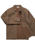 MENS CANVAS HEAVY JACKET - WALNUT