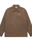 MENS CANVAS HEAVY JACKET - WALNUT