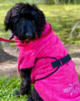 dog drying coat by saltydogs.com.au