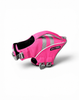 Pink SaltyDOG dog life jacket with handle and reflective trim