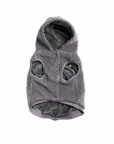 teddy bear sherpa grey hoodie dog hoodie from saltydogs.com.au