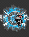 Surf Dog Clear Sticker