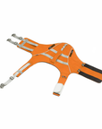 Orange SaltyDOG dog life jacket with handle and reflective trim