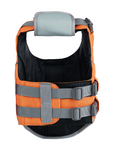 Orange SaltyDOG dog life jacket with handle and reflective trim
