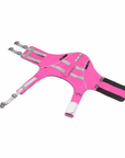 Pink SaltyDOG dog life jacket with handle and reflective trim