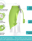 Portable Green Water Bottle
