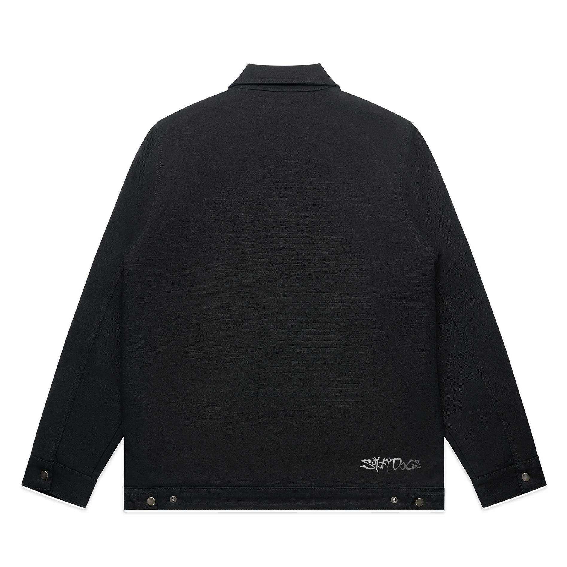 MENS CANVAS HEAVY JACKET - BLACK