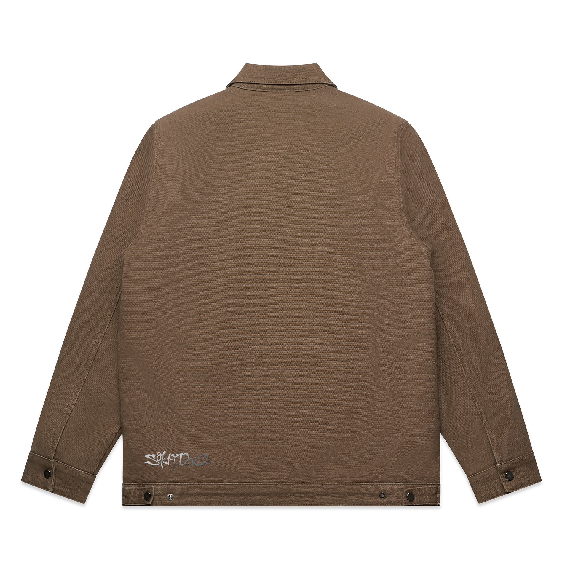 MENS CANVAS HEAVY JACKET - WALNUT