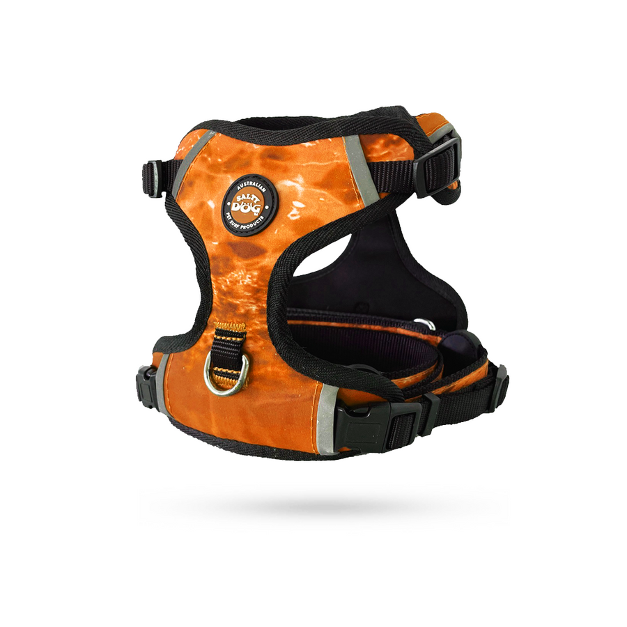 Neoprene Dog Harness - Orange