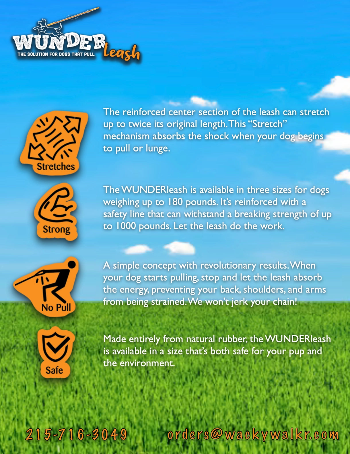 WUNDERleash - Best No-Pull Dog Leash