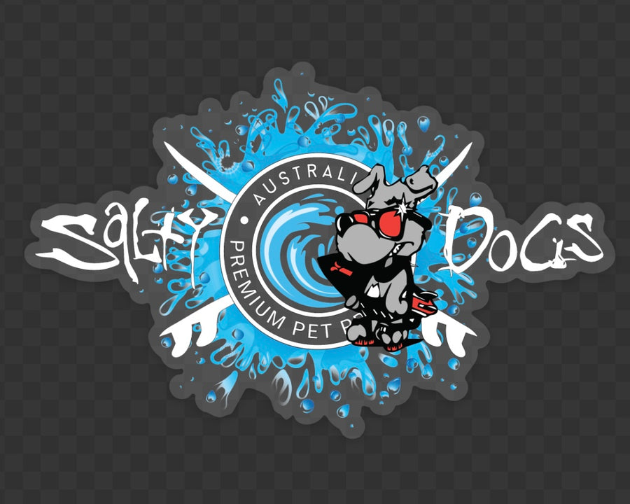 Surf Dog Clear Sticker