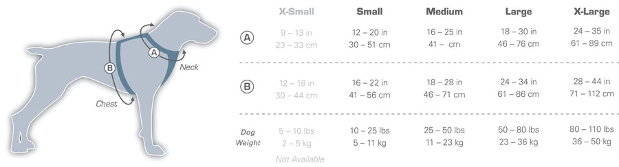 Neoprene Dog Harness - Yellow