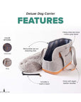Deluxe Dog Carrier - Grey