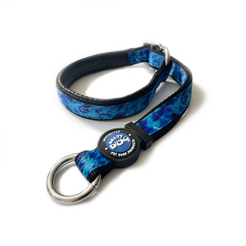 NEOPRO NO-PULL PADDED SLIP ON COLLAR - BLUE