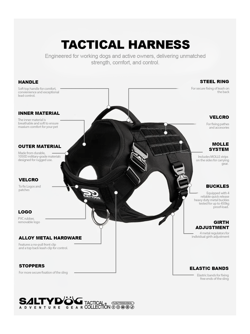 Tactical Harness Coyote Brown