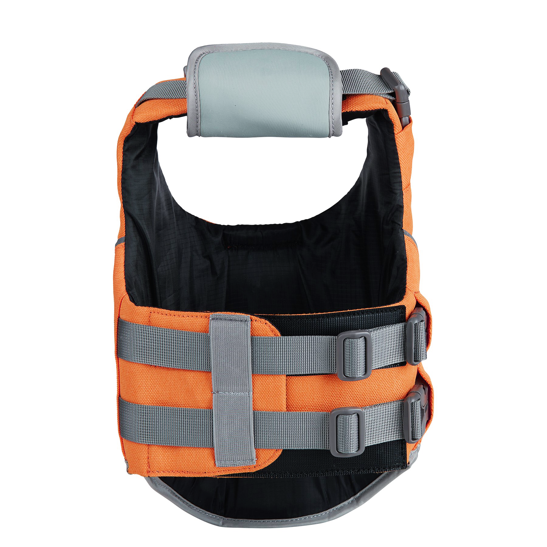Orange SaltyDOG dog life jacket with handle and reflective trim