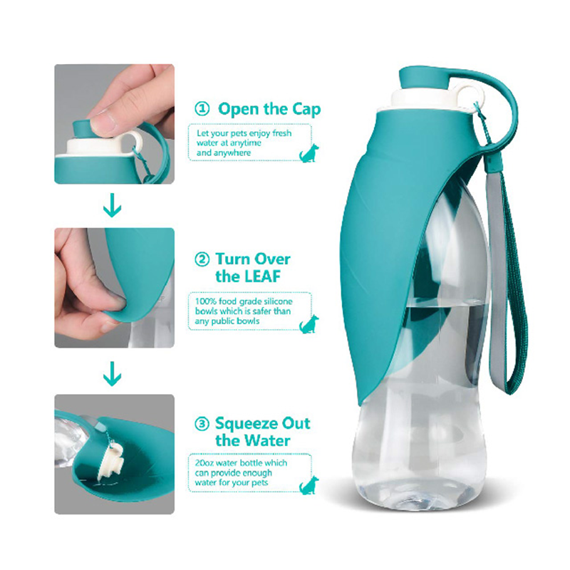 Portable Blue Water Bottle